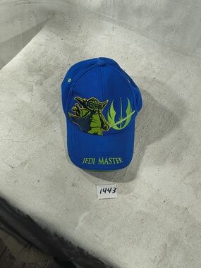 Star Wars Youth Blue Baseball Cap with Green Yoda Graphic